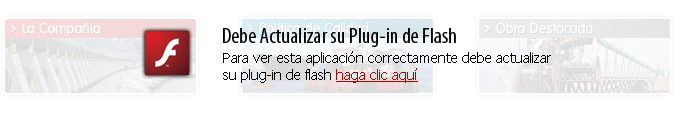 Debe descargar el Plug in de flash.